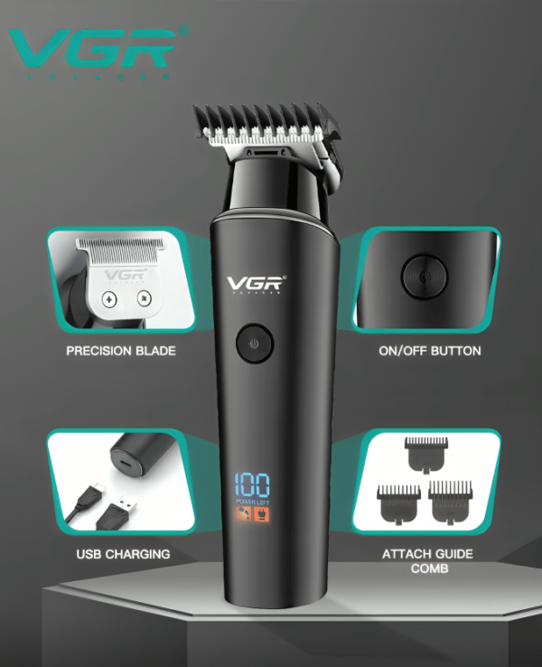 VGR V-937 Professional Hair Trimmer for Men - Image 3