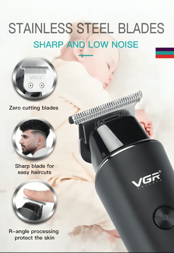 VGR V-937 Professional Hair Trimmer for Men - Image 7