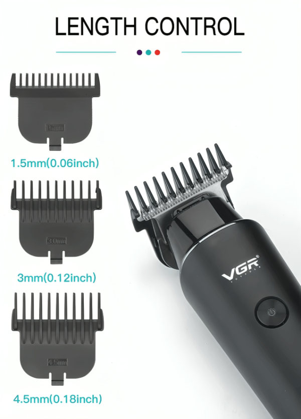 VGR V-937 Professional Hair Trimmer for Men - Image 4