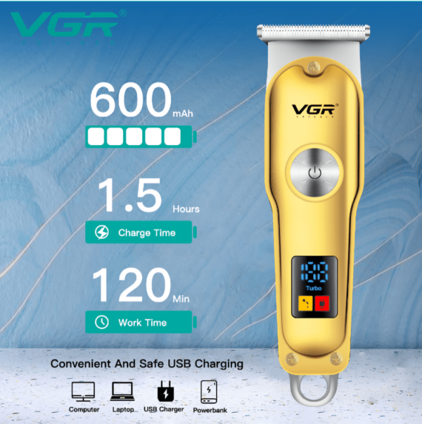 VGR V-290 T-Blade Hair Trimmer for Men - Image 4