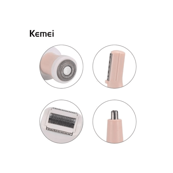 Kemei KM-3024 4 in 1 Hair Remover - Image 7