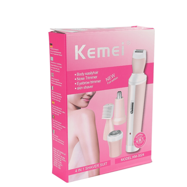 Kemei KM-3024 4 in 1 Hair Remover - Image 8
