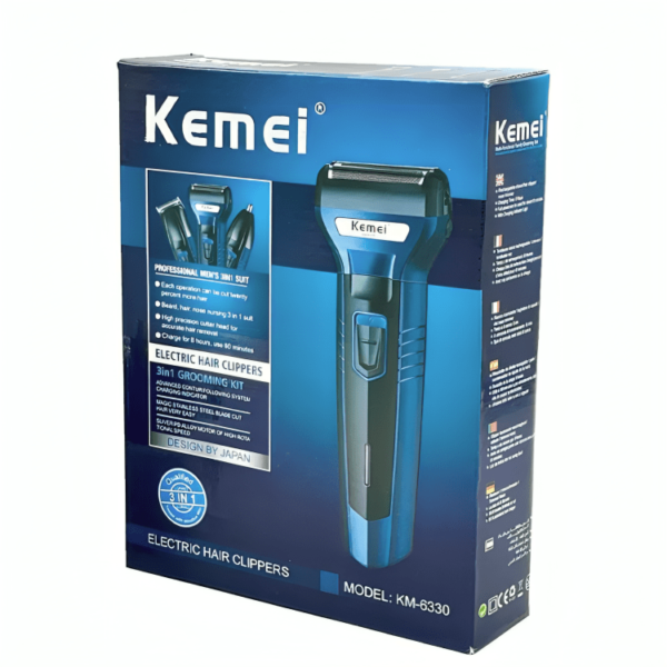 Kemei KM-6332 3-in-1 Electric Shaver - Image 3