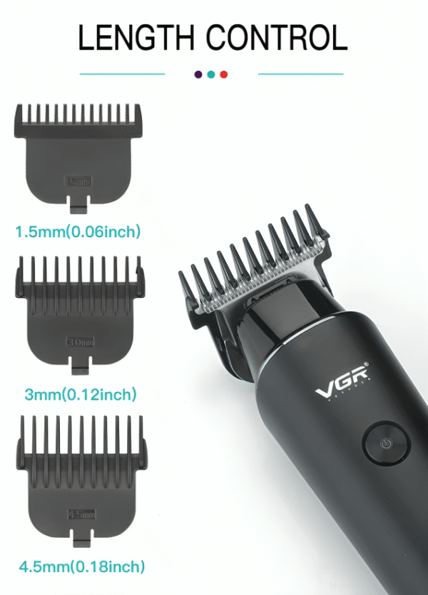 VGR V-937 Professional Hair Trimmer for Men - Image 4