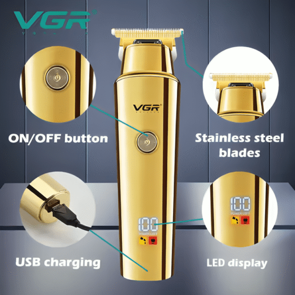 VGR V-947 Professional Hair Clipper for Men - Image 3
