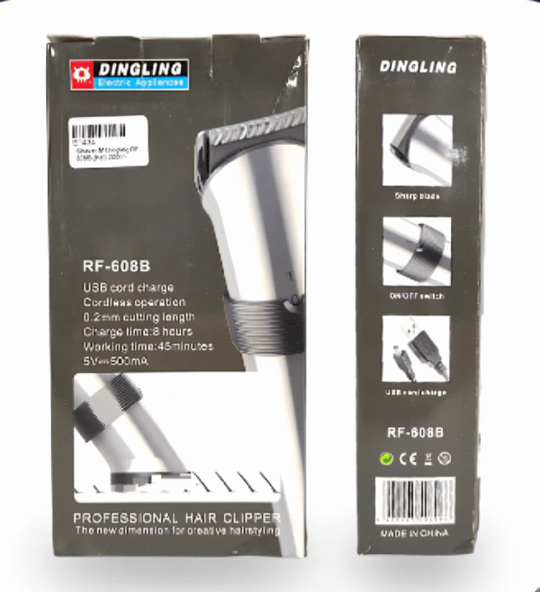 Dingling RF-608B Hair Clipper for Men - Image 5
