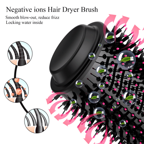 One Step Hot Air Brush & Hair Dryer - Image 4