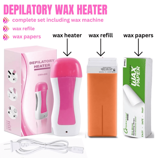 3-in-1 Roll-On Wax Kit for Hair Removal - Image 9