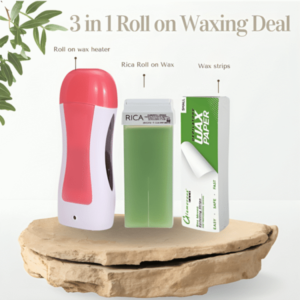 3-in-1 Roll-On Wax Kit for Hair Removal - Image 3